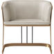 Caily Bravo Cream Lounge Chair
